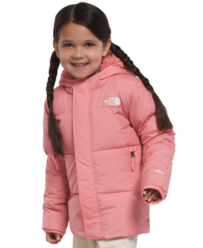 The North Face Unisex North Hooded Puffer Jacket - Little Kid In Shady Rose