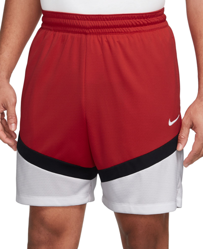 Nike Icon Men's Dri-fit Drawstring 8" Basketball Shorts In Red
