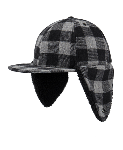 Levi's Men's Corduroy And Sherpa Hunter Hat With Ear Flaps In Black