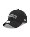 New Era Black New Orleans Saints Collegiate 9twenty Adjustable Hat In Black