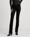Ralph Lauren Women's High-rise Boot Jeans In Black Wash