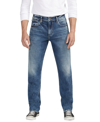 SILVER JEANS CO. MEN'S EDDIE ATHLETIC FIT TAPERED LEG JEANS