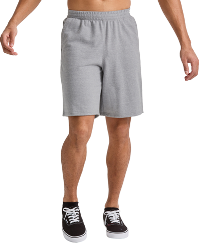 Alternative Apparel Men's Tri-blend French Terry Comfort Shorts In Charcoal