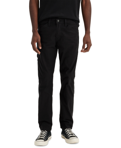 Levi's Men's 511 Slim-fit Workwear Utility Pants In Black