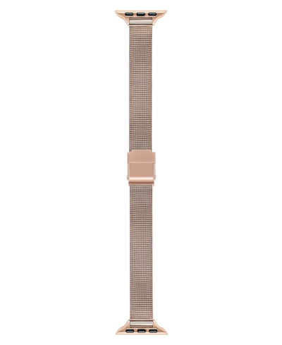 Posh Tech Unisex Blake Stainless Steel Band For Apple Watch For Size- 42mm, 44mm, 45mm, 49mm In Rose Gold