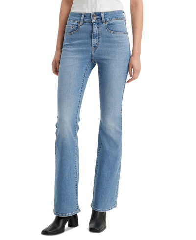 Levi's Women's 726 Western Flare Slim Fit Jeans In Camp Denim