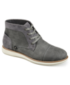 Vance Co. Men's Austin Wide Width Tru Comfort Foam Lace-up Cap Toe Chukka Boots In Gray