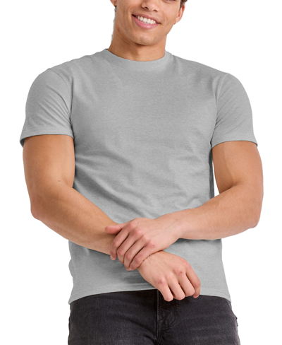 Alternative Apparel Men's Hanes Originals Tri-blend Short Sleeve T-shirt In Silverstone Heather