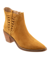 Bueno Veronika Bootie In Mustard Suede