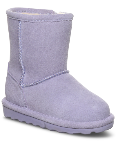 Bearpaw Babies' Toddler Girls Elle Zipper Casual Boots From Finish Line In Persian Violet