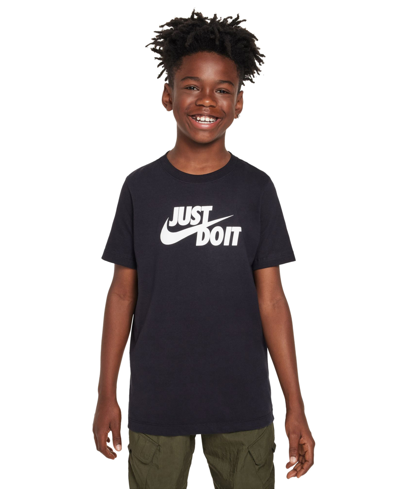 Nike Big Kids Sportswear Graphic T-shirt In Black