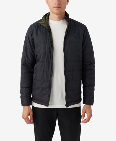 O'neill Men's Glacier Reversible Jacket In Black