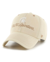 47 Brand Women's ' Tan Michigan State Spartans Haze Clean Up Adjustable Hat In Tan