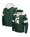 COLOSSEUM MEN'S COLOSSEUM GREEN MICHIGAN STATE SPARTANS 2.0 LACE-UP PULLOVER HOODIE