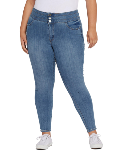 Seven7 Plus Size Sky High Skinny Jeans In Boss