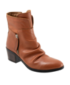 Bueno Colbie Slouchy Zip Boot In Tobacco