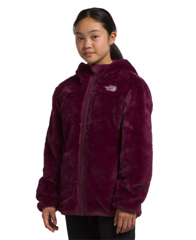 The North Face Kids' Big Girls Reversible Mossbud Parka In Boysenberry
