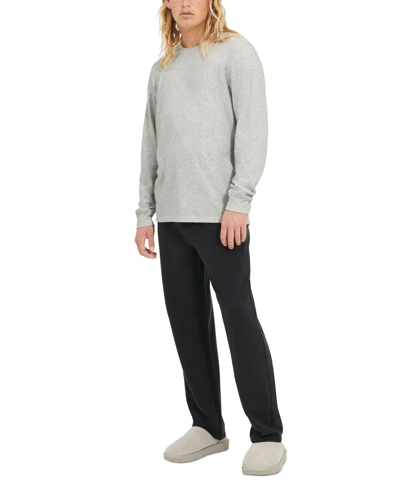 Ugg Men's Waylen Pyjama Shirt & Trousers Set In Grey Heather