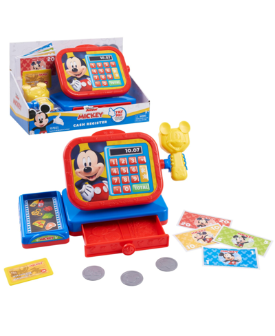 Mickey Mouse Kids' Disney Junior  Funhouse Cash Register With Realistic Sounds, Pretend Play Money And Scan In Multi