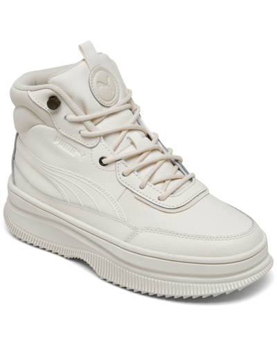 Puma Women's Mayra Casual Sneaker Boots From Finish Line In Frosted Ivory