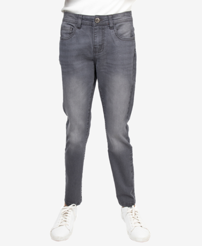 Cultura Kids' Boy's Slim Tapered Jeans In Grey