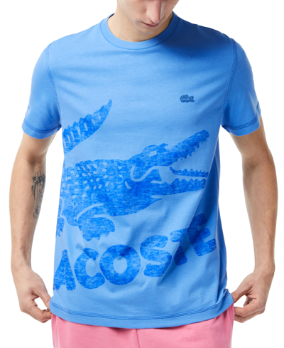 Lacoste Men's Regular-fit Logo-graphic T-shirt In Ethereal