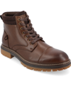 Vance Co. Fegan Cap Toe Boot In Brown