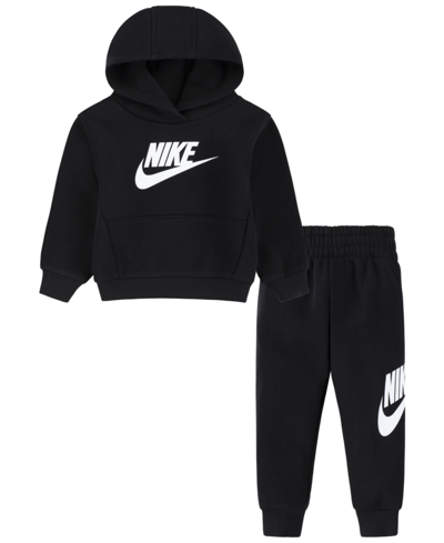 NIKE BABY BOYS OR GIRLS CLUB FLEECE HOODIE AND PANTS, 2 PIECE SET
