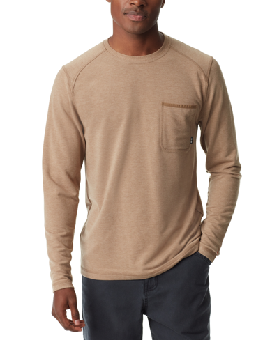 Bass Outdoor Men's Long-sleeve Ribbed T-shirt In Ermine