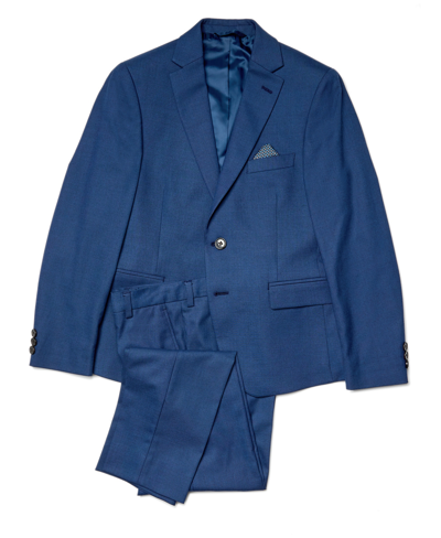 Lauren Ralph Lauren Kids' Big Boys Classic Fit Pant And Coat, 2 Piece Suit Set In Blue