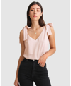 Belle & Bloom Feel For You V-neck Top - Blush