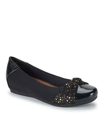 Baretraps Women's Mitsy Slip On Flats In Black Patent