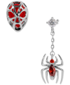 GIRLS CREW COLOR CRYSTAL SPIDERMAN MISMATCH STUD & DROP EARRINGS