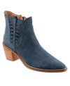 Bueno Veronika Bootie In Indigo Suede
