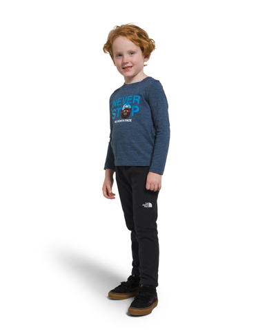 The North Face Toddler And Little Boys Kids Fleece Glacier Pants In Tnf Black