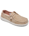 HEY DUDE WOMEN'S WENDY CORDUROY SLIP-ON CASUAL MOCCASIN SNEAKERS FROM FINISH LINE