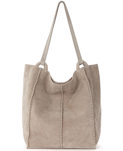 The Sak Los Feliz Leather Tall Tote In Sand Suede