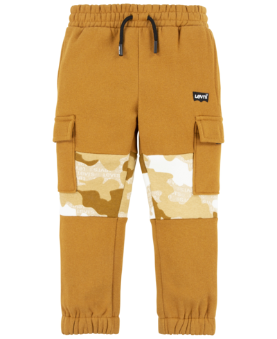 Levi's Babies' Toddler Boys Camo Knit Jogger Pants In Cathay Spice