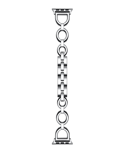 Posh Tech Collette Stainless Steel Band For Apple Watch 44,45,46, 49mm In Silver