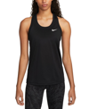 Nike Women's Swift Dri-fit Running Tank Top In Black,white