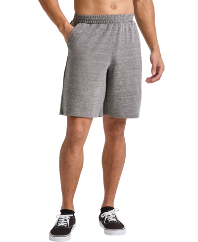 Alternative Apparel Men's Tri-blend French Terry Comfort Shorts In Black