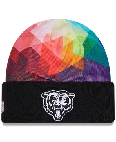 New Era Kids' Big Boys And Girls  Black Chicago Bears 2023 Nfl Crucial Catch Cuffed Knit Hat