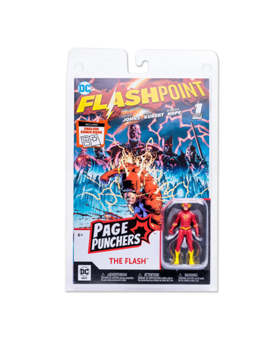 Dc Direct Mcfarlane Toys The Flash With Comic Page Punchers In Assorted