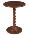 CONVENIENCE CONCEPTS 17.75" MEDIUM-DENSITY FIBERBOARD PALM BEACH SPINDLE TABLE