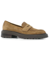 Kenneth Cole New York Women's Fatima Lug Sole Loafers In Caramel - Suede