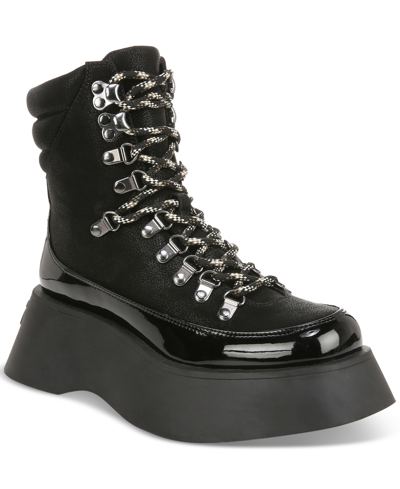 Circus Ny Gail Stompy Boots In Black Patent