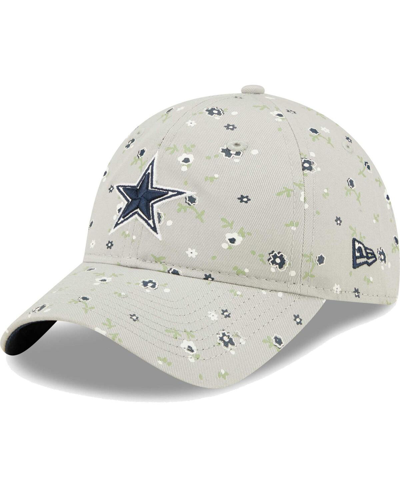 New Era Women's  Gray Dallas Cowboys Floral 9twenty Adjustable Hat