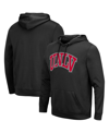 Colosseum Men's  Black Unlv Rebels Lantern Pullover Hoodie In Black