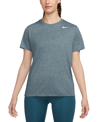 Nike Dri-fit Crewneck T-shirt In Deep Jungle