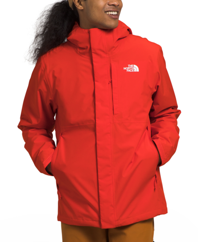 The North Face Carto Nf0a5iwiwu5 Men's Fiery Red Triclimate Hooded Jacket Ncl702